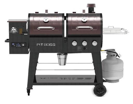 combination pellet gas grill